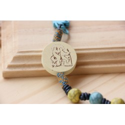 Llavero Huida a Egipto azul 0789