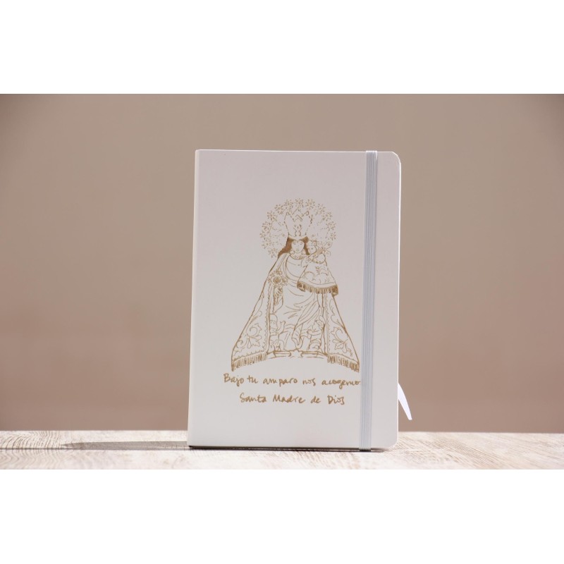 702-VIGEN DE LOS DESAMPARADOS. A7 polipiel-Blanco. DES-002-BLA · PAP702