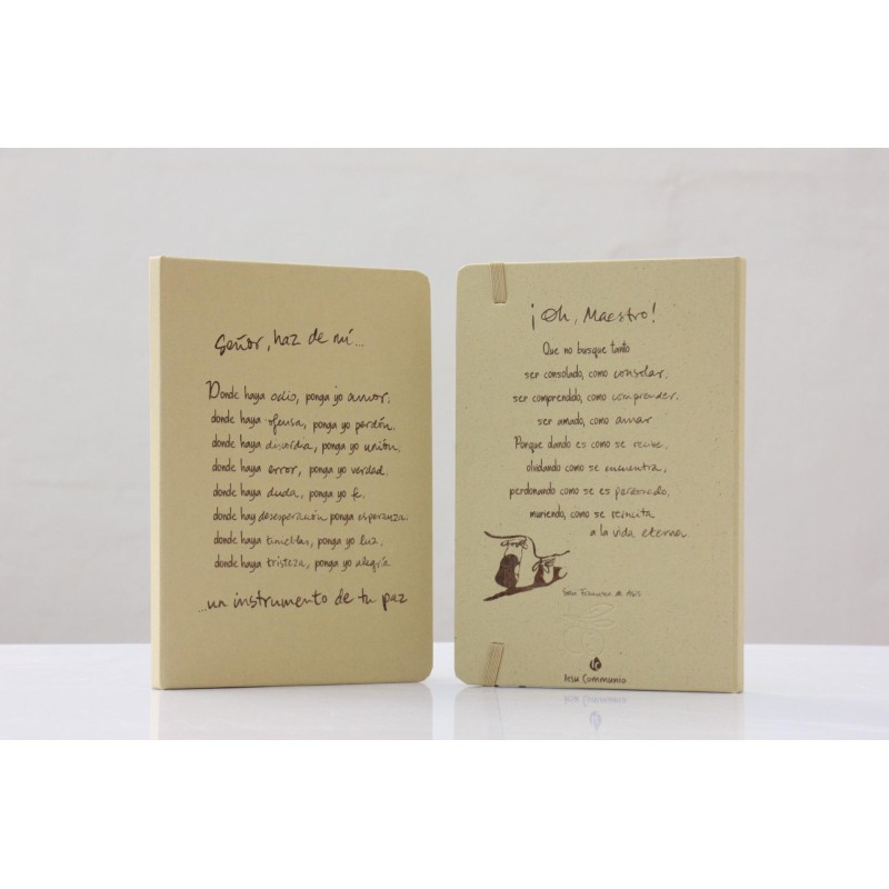 403-PONGA YO AMOR. A5 encuadernado con goma kraft beige. PON-211-BEI · PAP403