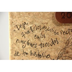 Deja que Dios escriba recto...  Agenda 2026-A5. Corcho. AGE-834-Dej · PAP7015