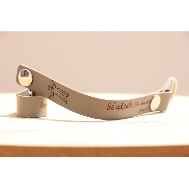 EL ORANTE. VV-Llavero Snap Urban-FUNGI. Sé valiente, ten ánimo. Mod2416