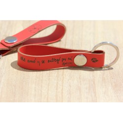 LA CRUZ. VV-Llavero Snap Urban-RED. Me amó y se entregó por mí. Mod2415