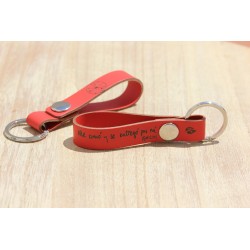 LA CRUZ. VV-Llavero Snap Urban-RED. Me amó y se entregó por mí. Mod2415