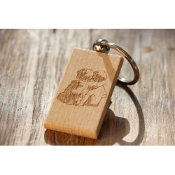 Llavero madera: Jesús Tu estás siempre conmigo - JES-ll1. Mod0866