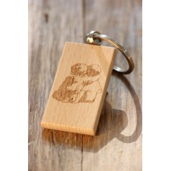 Llavero madera: Jesús Tu estás siempre conmigo - JES-ll1. Mod0866