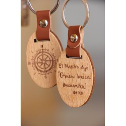 Llavero brújula. El Maestro dijo: Quien busca encuentra. Mod0867