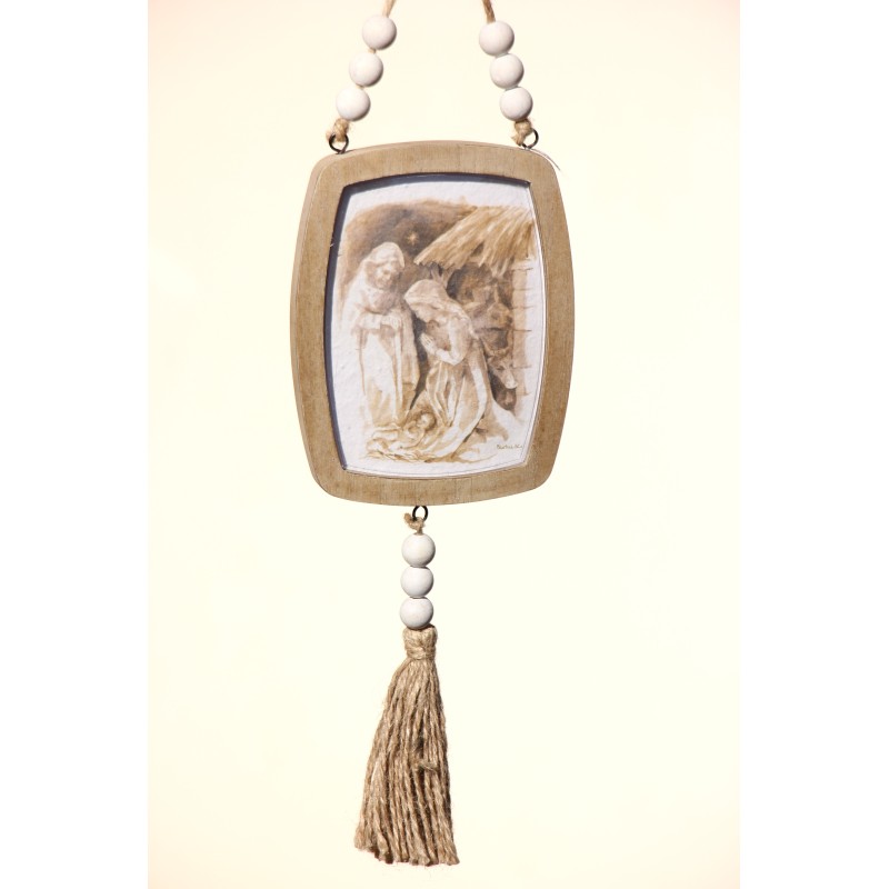 Marco colgante Sagrada Familia en sepia. MAR-01 · REG1212