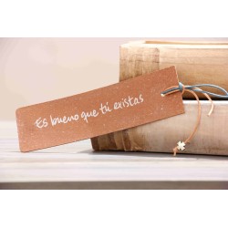 Marcapáginas: Es bueno que tu existas·Libro: Que ninguno se pierda. MPG-existas-mad (Haya) · PAP5309