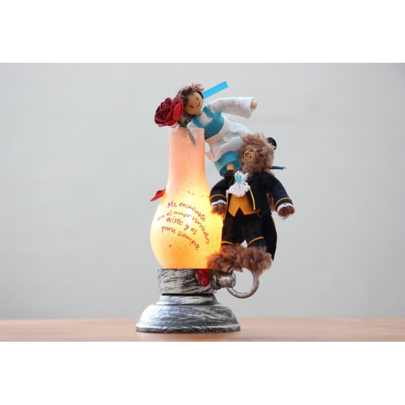 Me enseñaste que el amor verdadero existe y es para siempre. La Bella y la Bestia · K107 · REG107