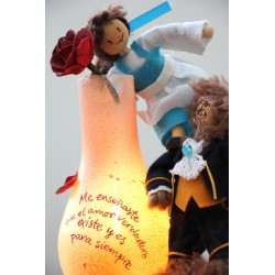 Me enseñaste que el amor verdadero existe y es para siempre. La Bella y la Bestia · K107 · REG107